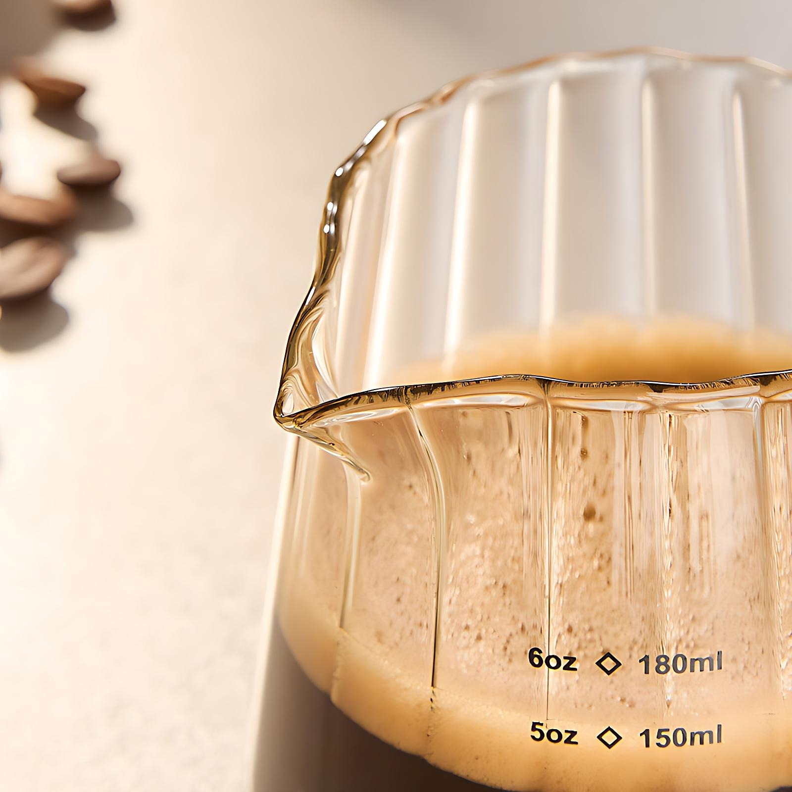 OANKR 6 oz Glass Measuring Cup - Coffee And Tea Glass のレビューと価格