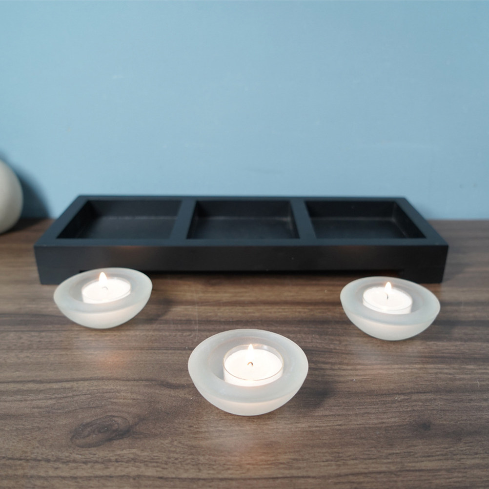 1 Set Glass Tea Light Holders  - Coffee And Tea Glass のレビューと価格