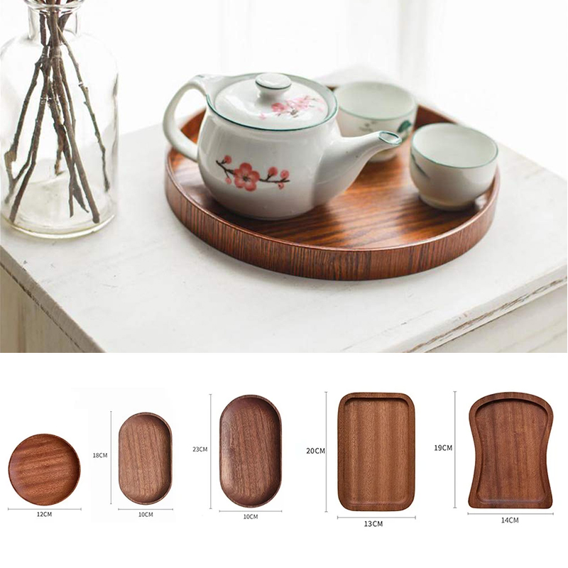 Walnut Wooden Tray Ins Wind Sm - Coffee Tea Japan のレビューと価格