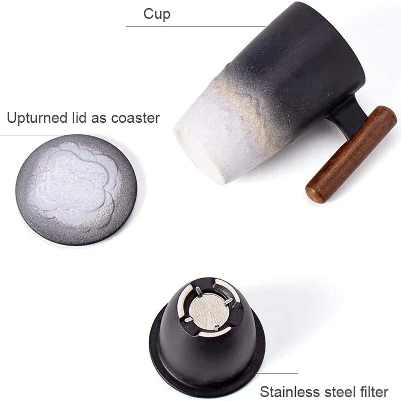 Luxury Ceramic Bubble Tea Cup  - Coffee Tea Japan のレビューと価格