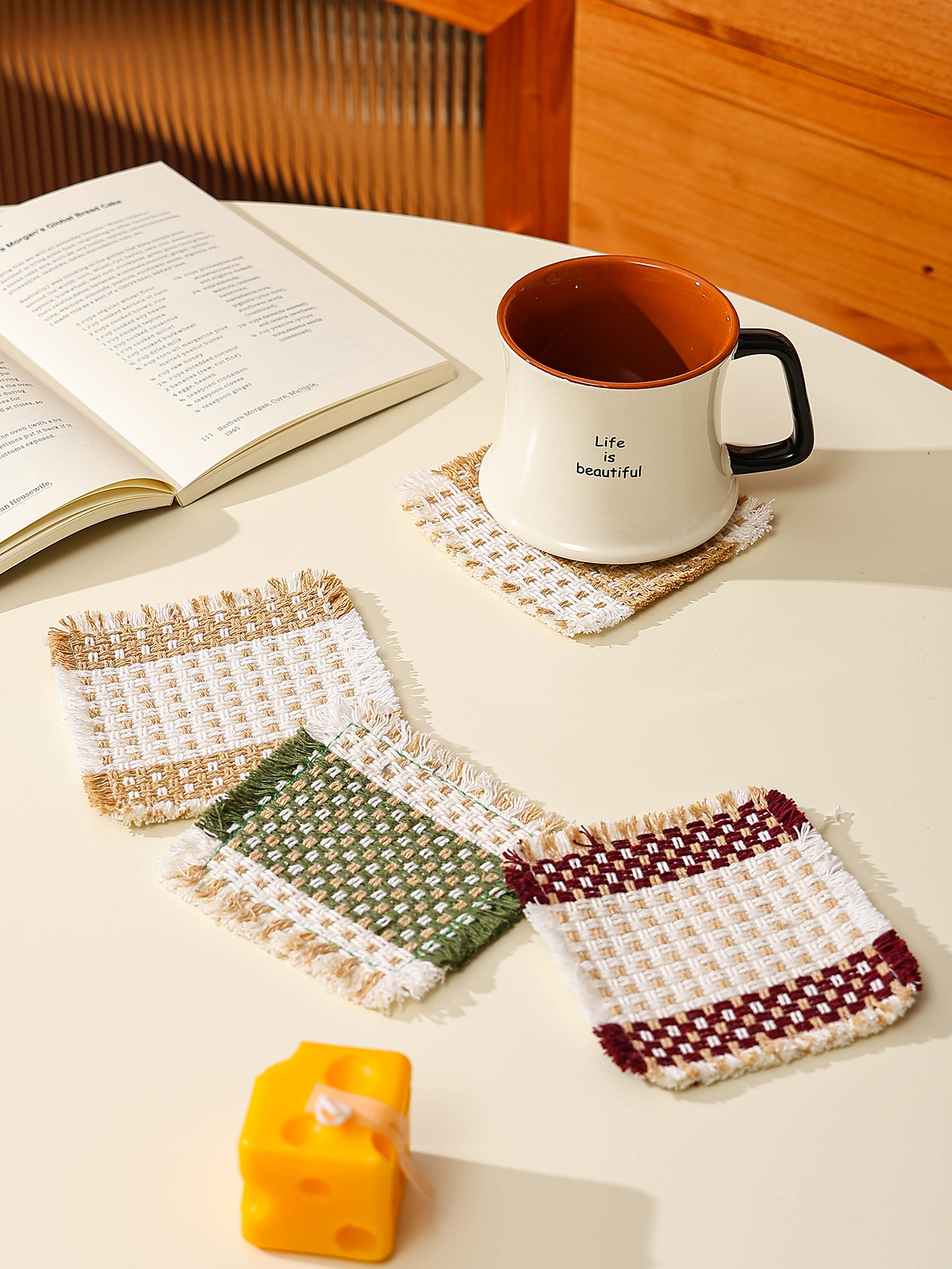 Japanese Style Handwoven Coast - Coffee Tea Uses のレビューと価格
