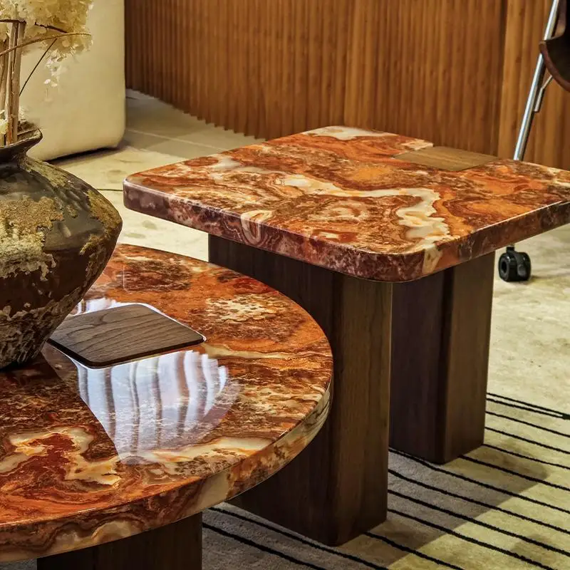 Lava Red Marble Geometric Coff - Tea And Coffee Fusion のレビューと価格