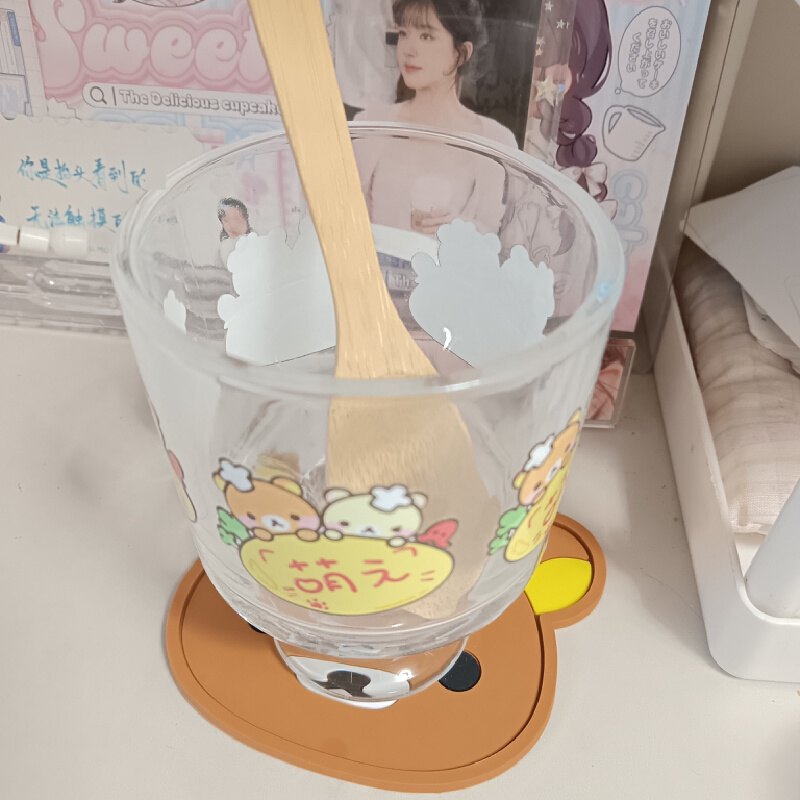 Rilakkuma Silicone Cup Coaster - Good Coffee Tea のレビューと価格
