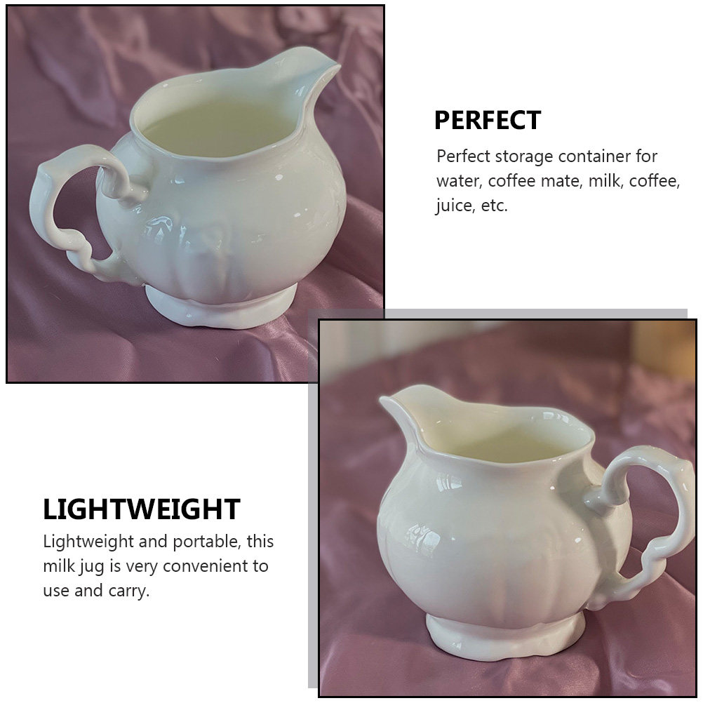 Vintage Ceramic Milk Jug Large - Coffee Tea Uses のレビューと価格