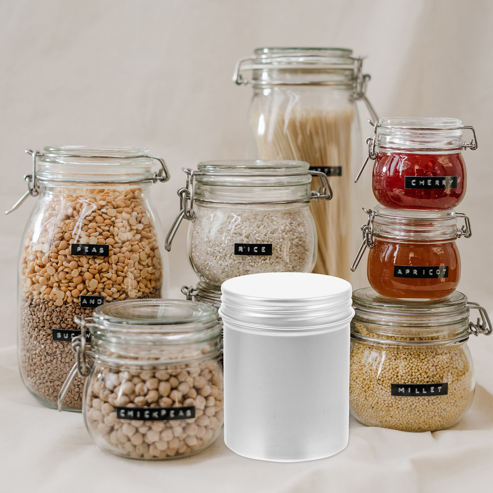 4Pcs Aluminum Mini Storage Can - Coffee Tea Uses のレビューと価格