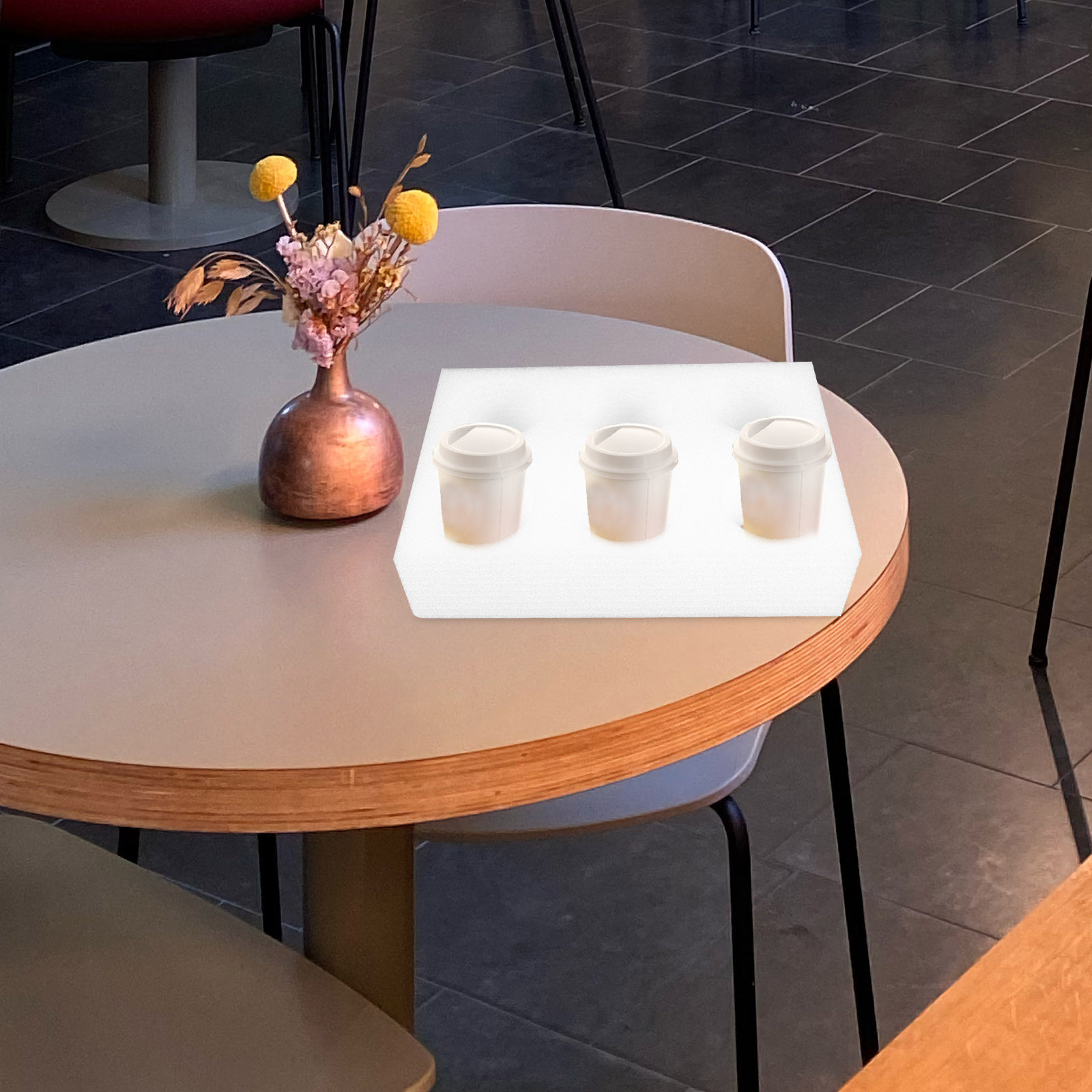 2Pcs Beverage Cup Holder Tray  - Coffee Tea Uses のレビューと価格