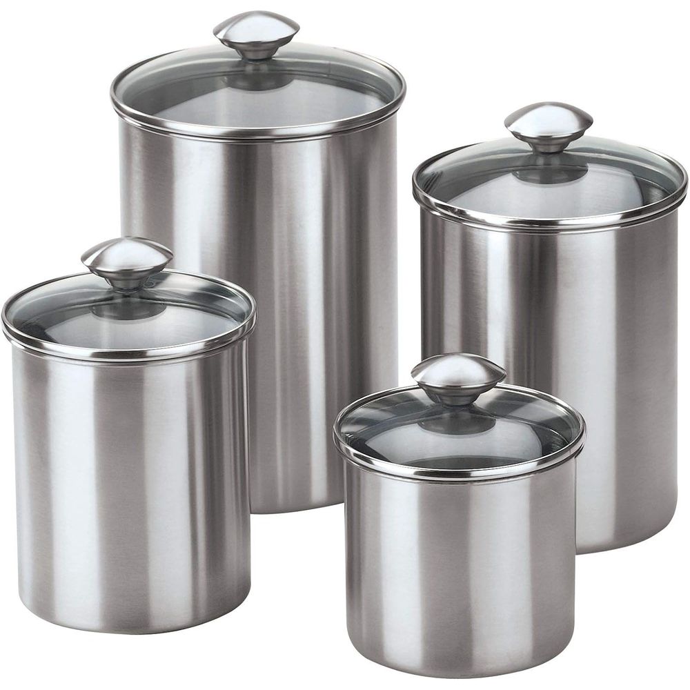 4-Piece Stainless Steel Food S - Coffee And Tea Glass のレビューと価格