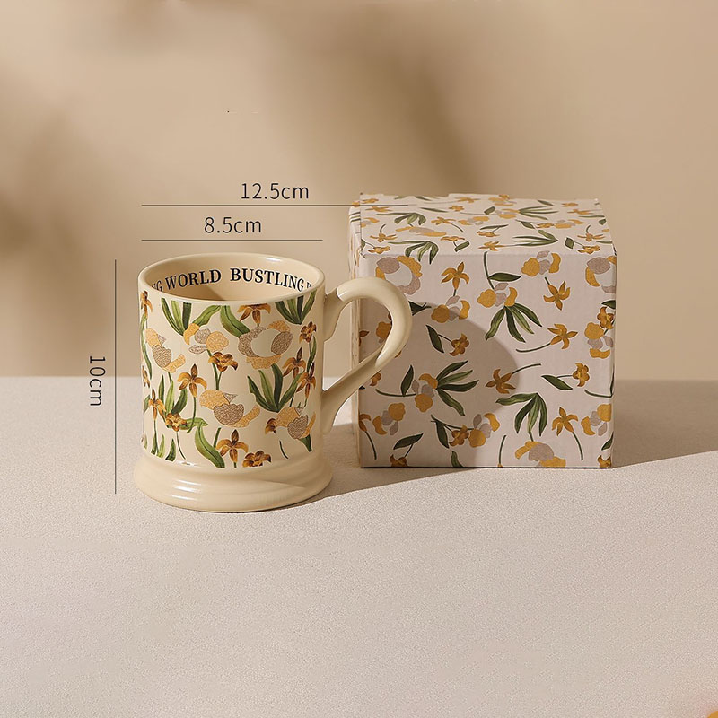 Vintage Floral Ceramic Coffee  - Good Coffee Tea のレビューと価格