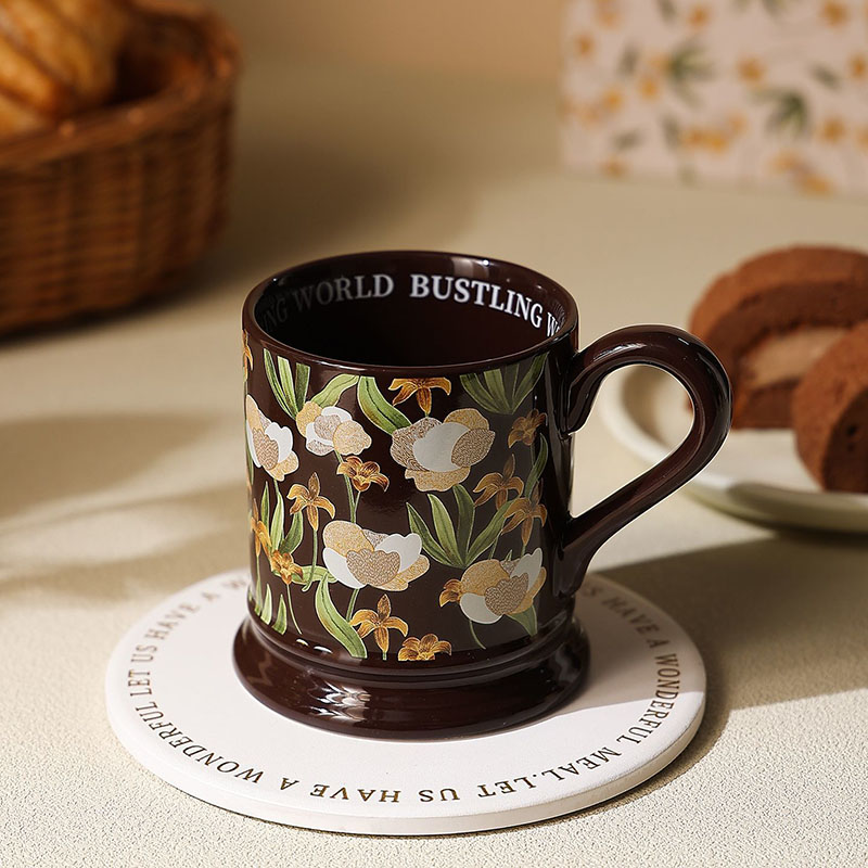 Vintage Floral Ceramic Coffee  - Good Coffee Tea のレビューと価格