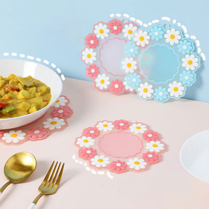 Kawaii Daisy Placemat Coaster  - Coffee Tea Japan のレビューと価格