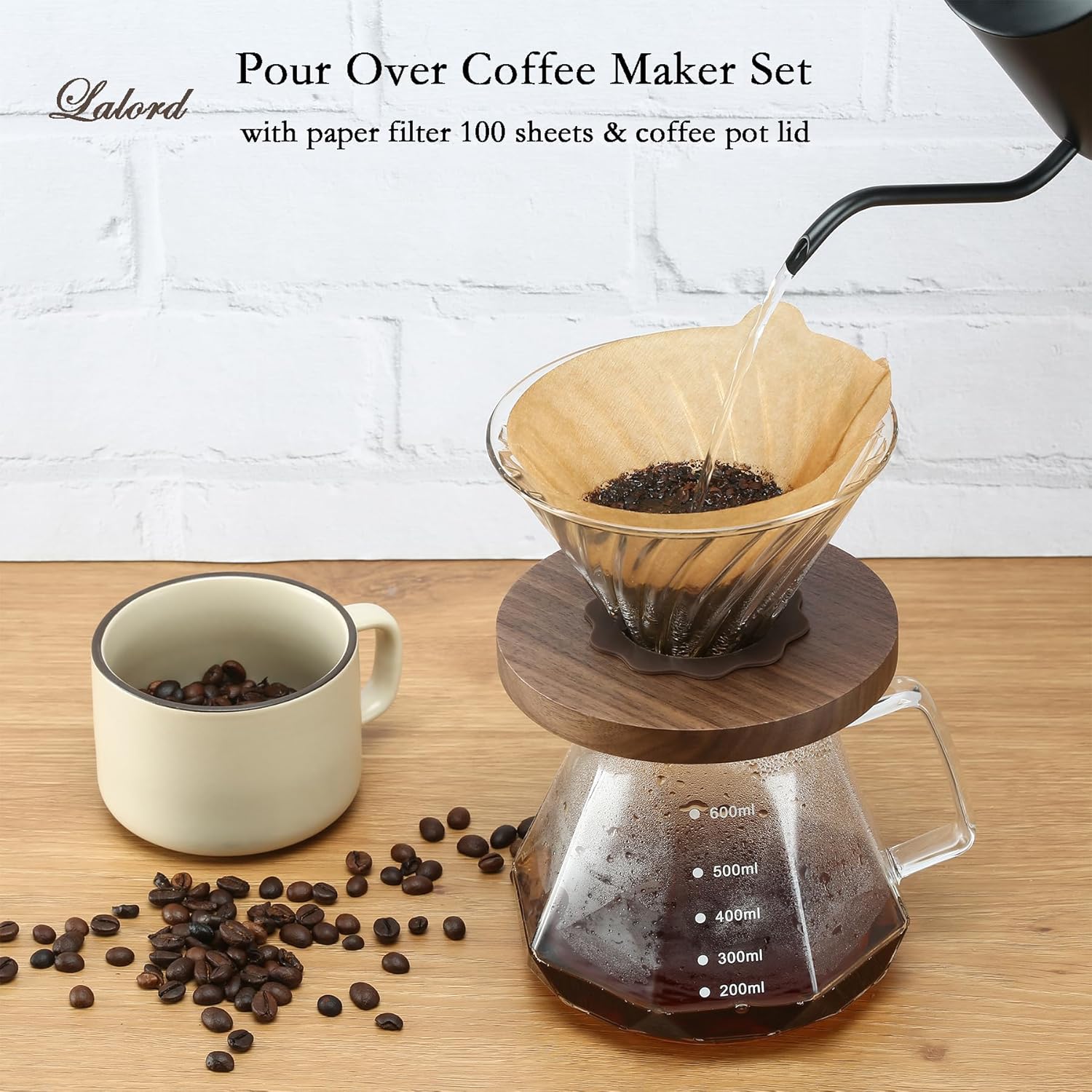 Magpie Glass Coffee Pot For V6 - Coffee And Tea Glass のレビューと価格
