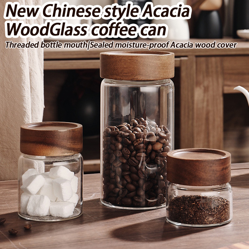 Glass Sealed Storage Jar With  - Coffee And Tea Glass のレビューと価格