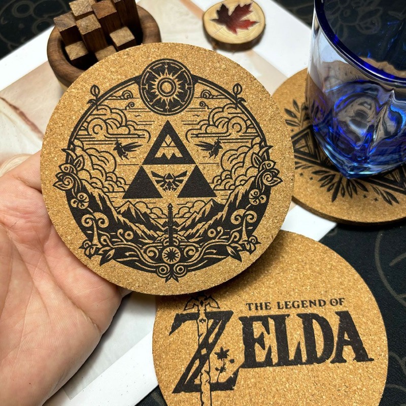 Zelda Coaster Cartoon Anime Ro - Good Coffee Tea のレビューと価格