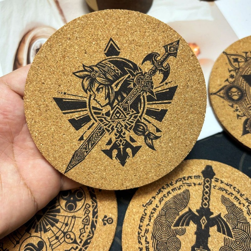 Zelda Coaster Cartoon Anime Ro - Good Coffee Tea のレビューと価格