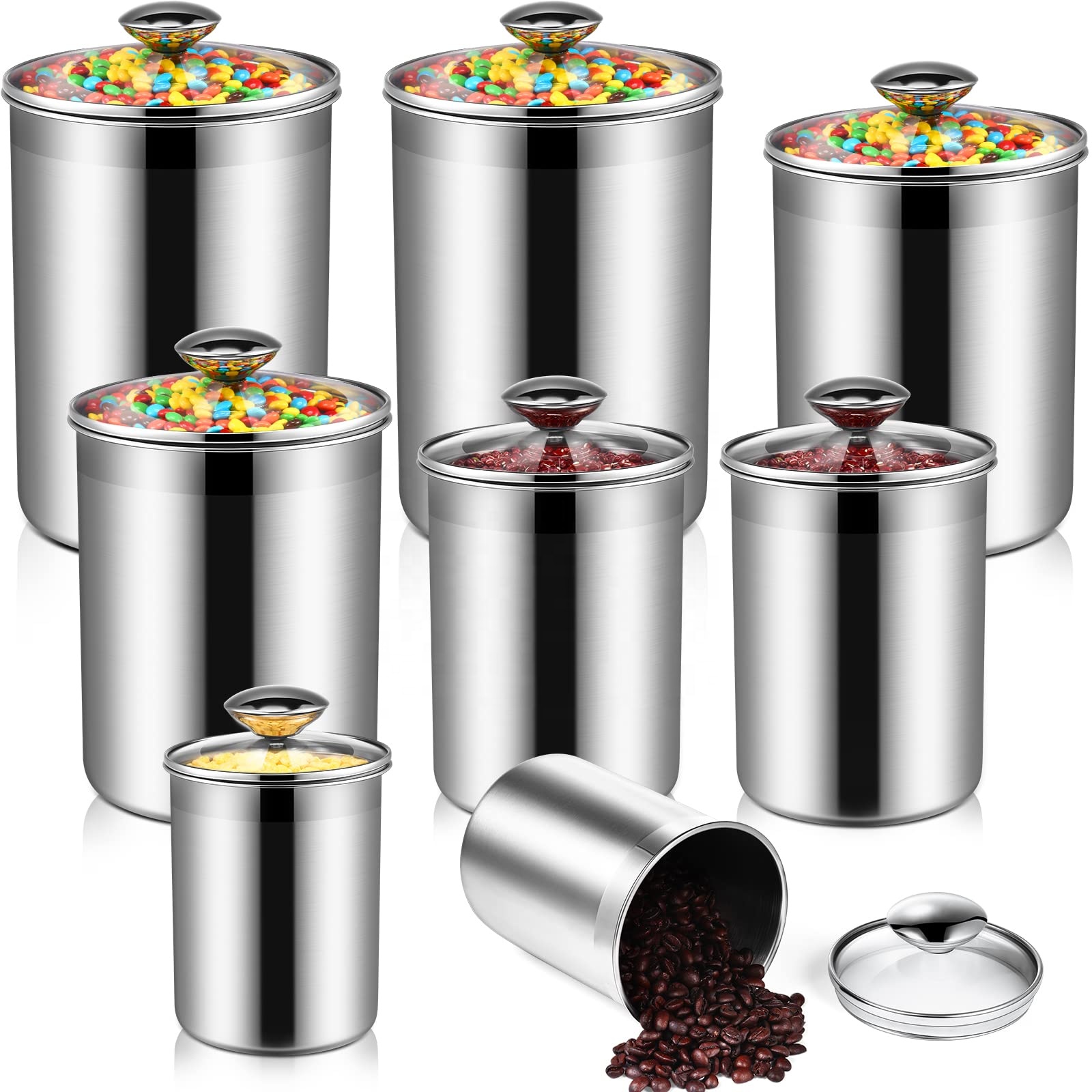 Food Storage Containers Tea Co - Coffee And Tea Glass のレビューと価格