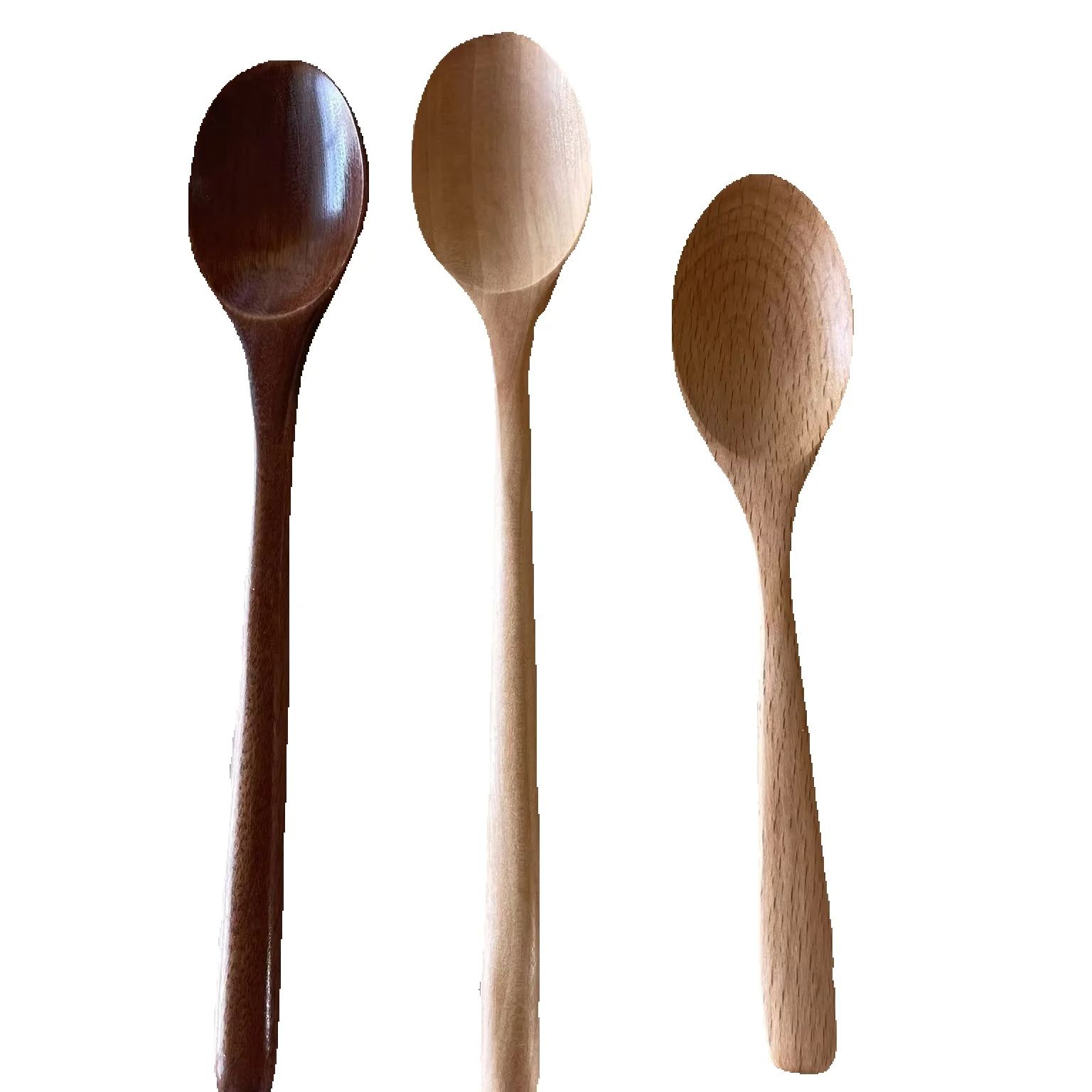 Wooden Teaspoons Long Wood Cof - Coffee Tea Japan のレビューと価格