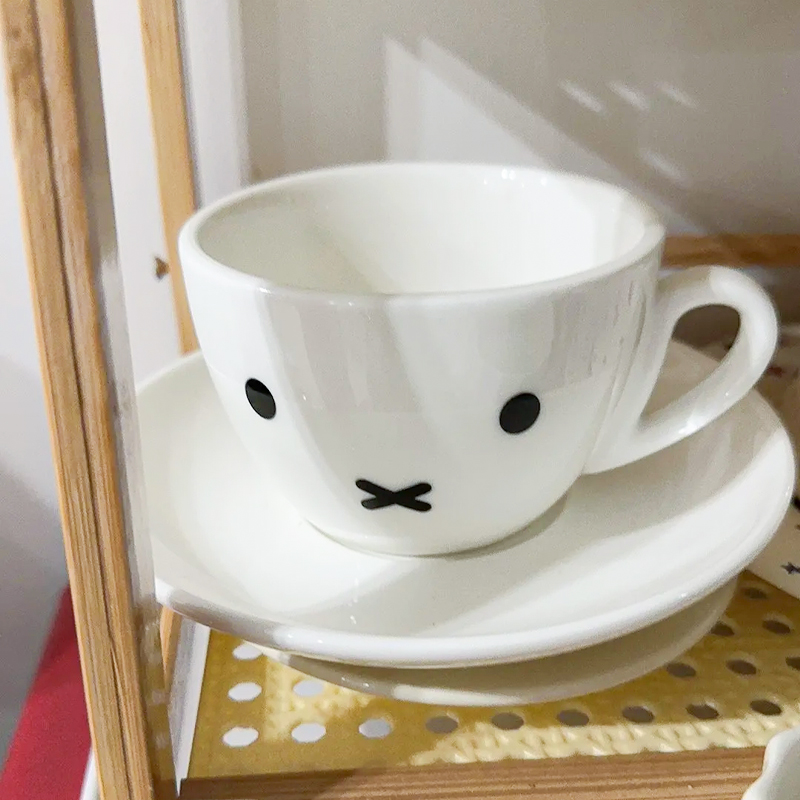 Miffy Ceramic Coffee Mug Cute  - Good Coffee Tea のレビューと価格