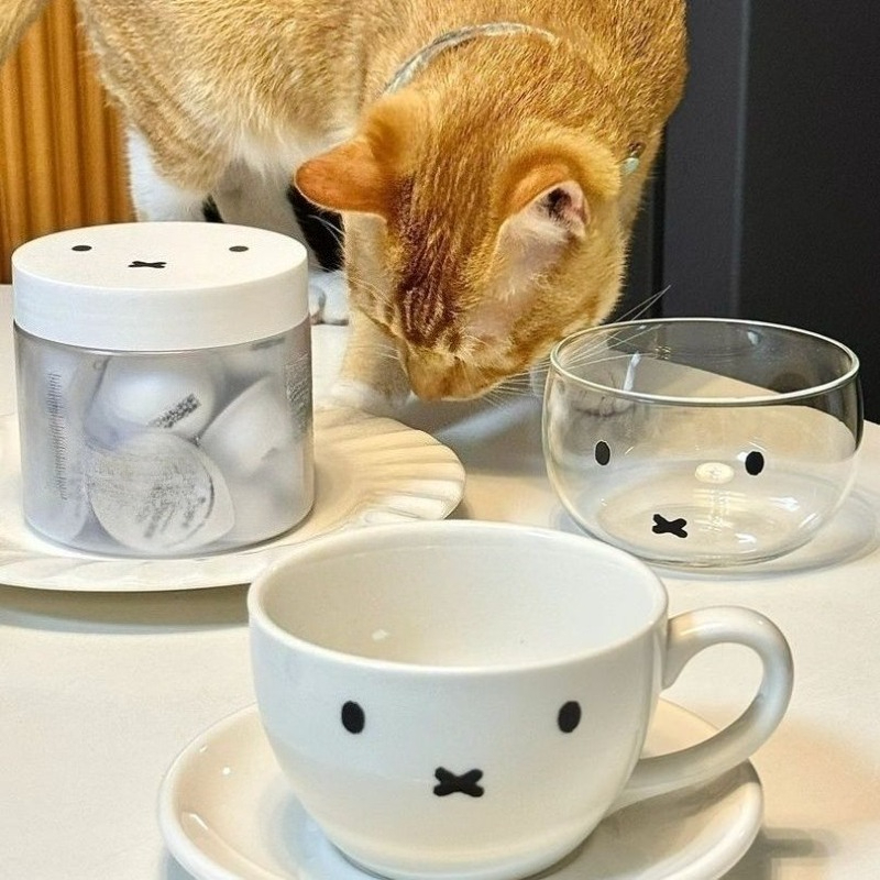 Miffy Ceramic Coffee Mug Cute  - Good Coffee Tea のレビューと価格